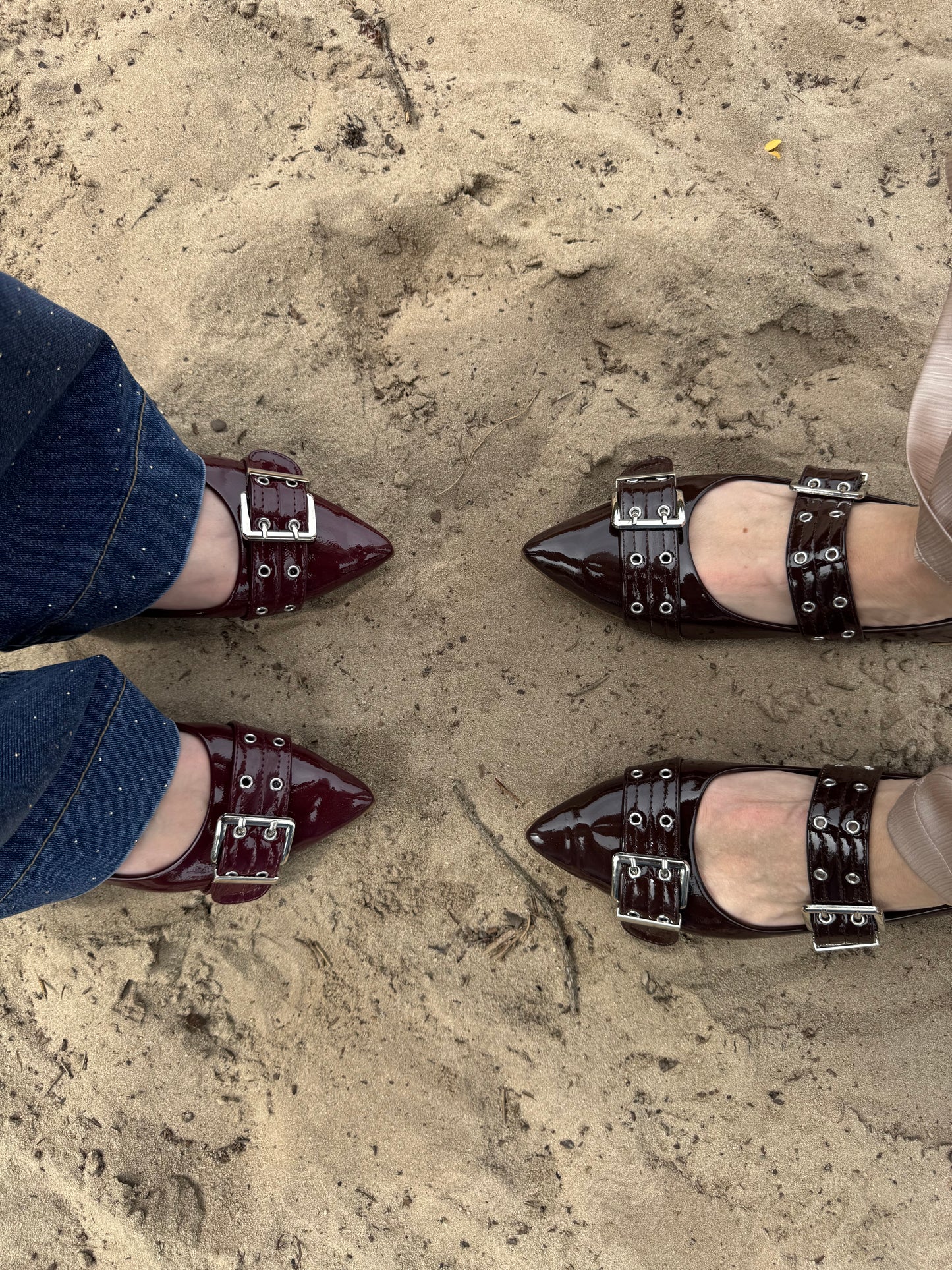 Slingbacks Donkerbruin