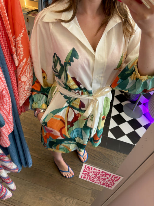 Ally Tropische zomerjurk dames