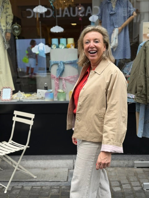 Dune Beige Veste detail