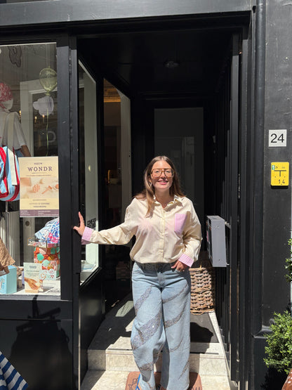 Lindy – Zomers gestreept hemdje dames