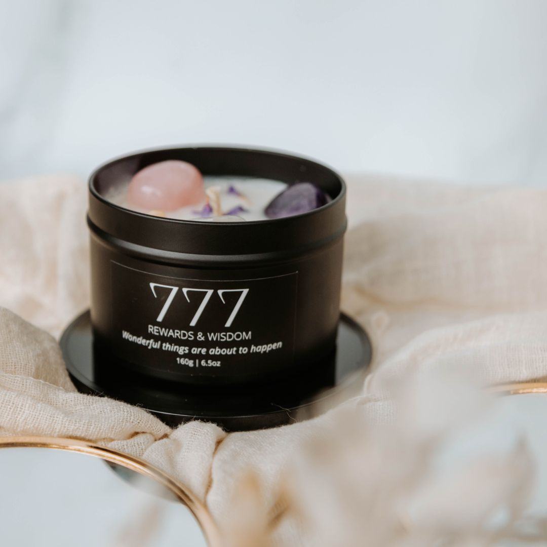 Black manifest candle 777