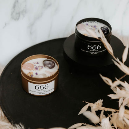 Black manifest candle 666