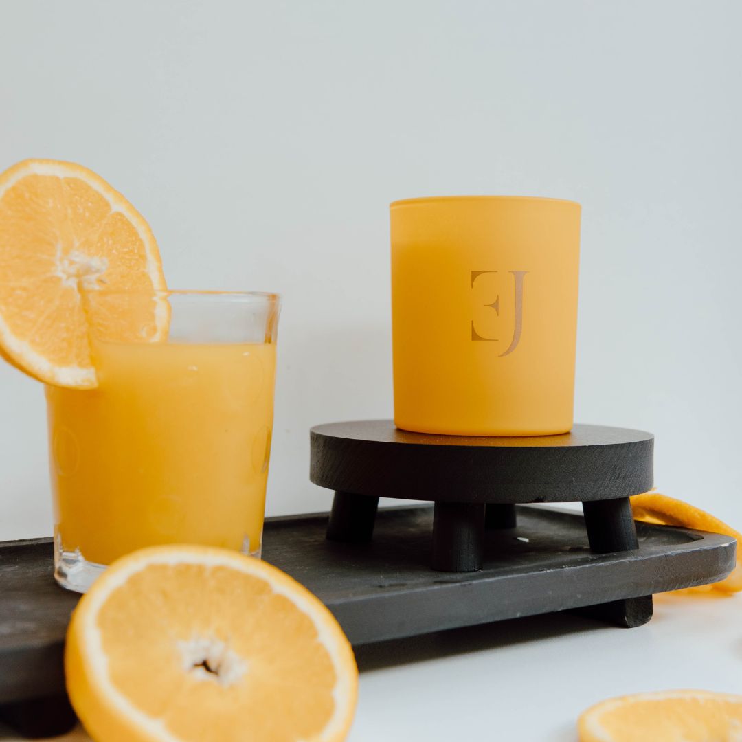 Crystal candle citrine : Abundance