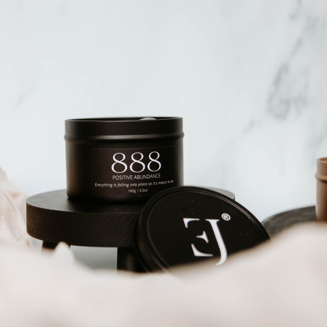 Black manifest candle 888
