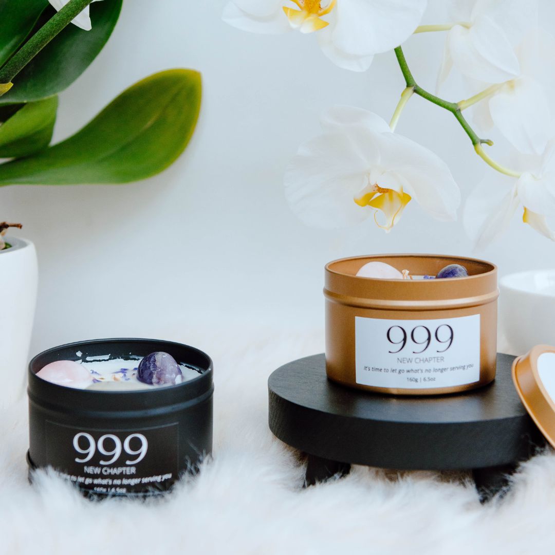 Black manifest candle 999