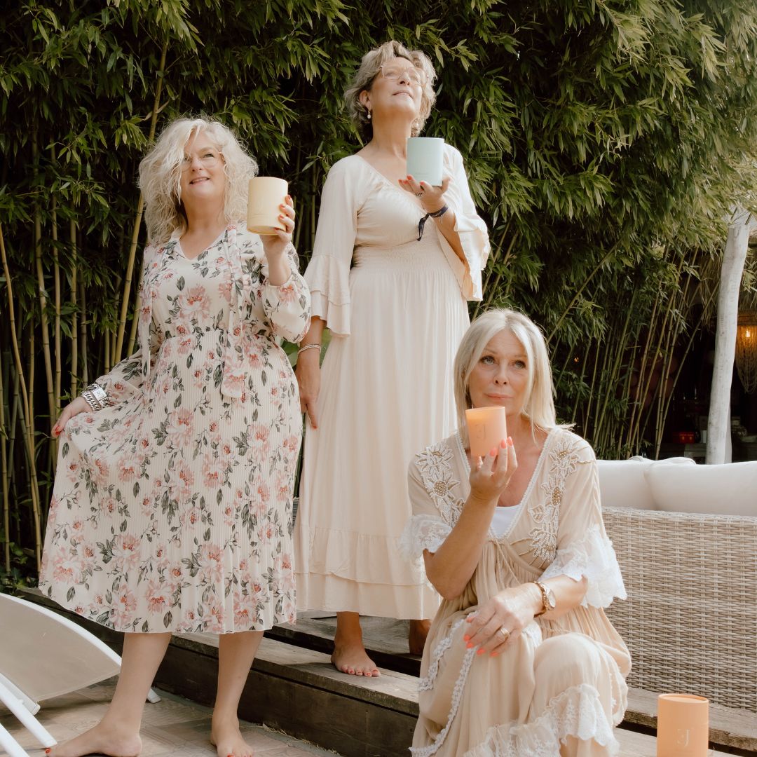 Crystal candle citrine Abundance