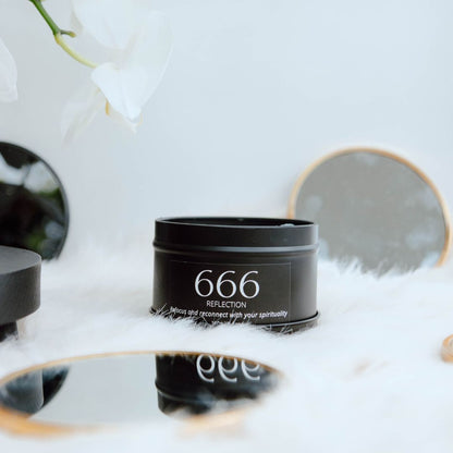 Black manifest candle 666