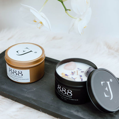 Black manifest candle 888