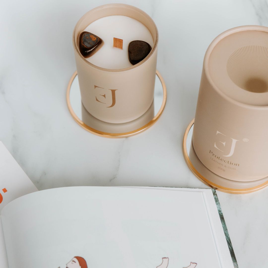 Crystal candle tiger eye protection