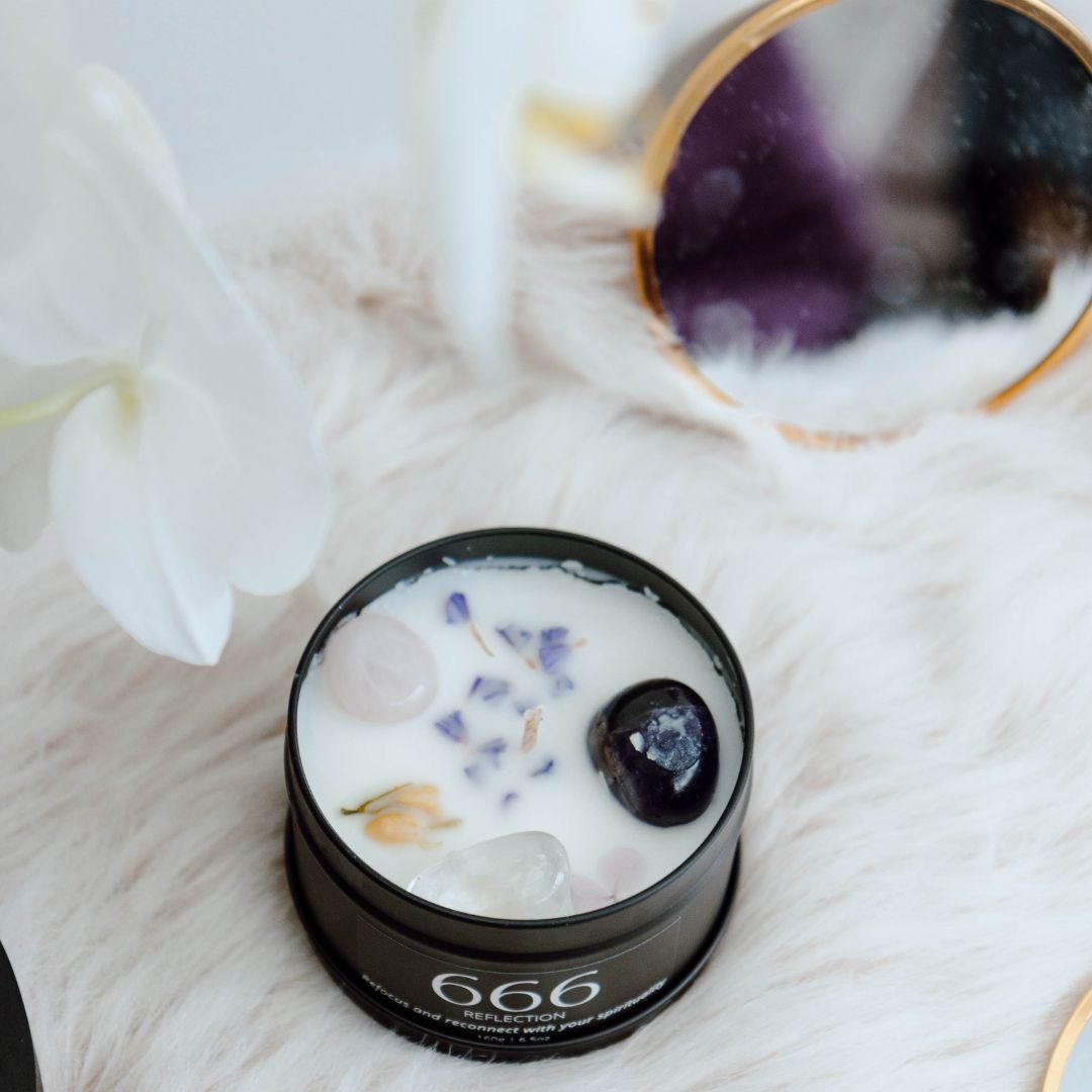 Black manifest candle 666