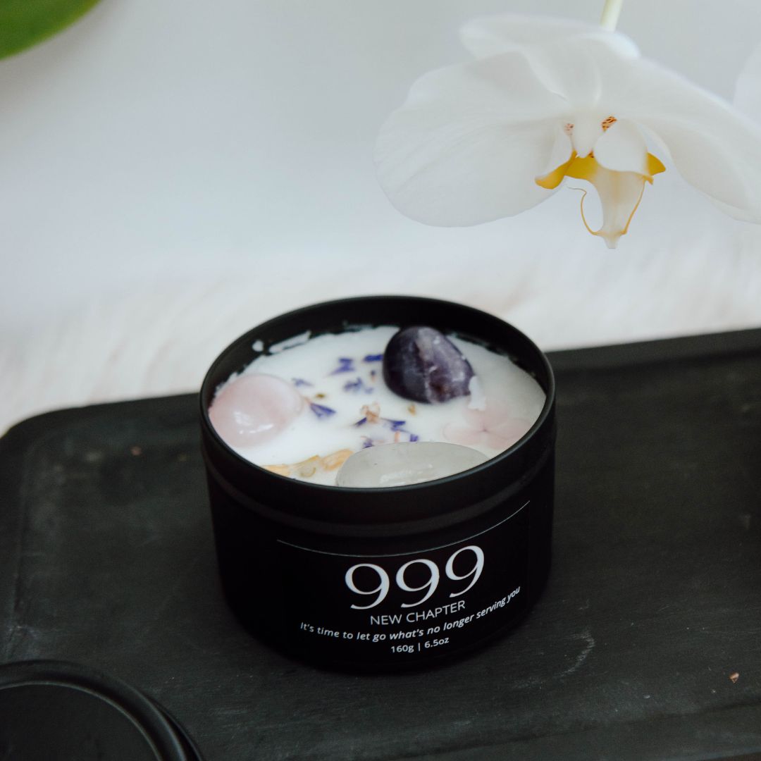 Black manifest candle 999