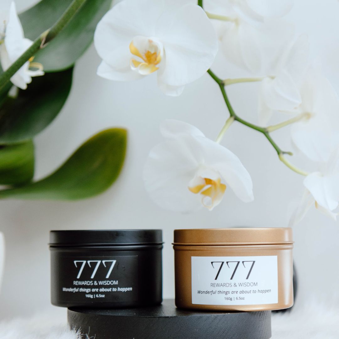 Black manifest candle 777