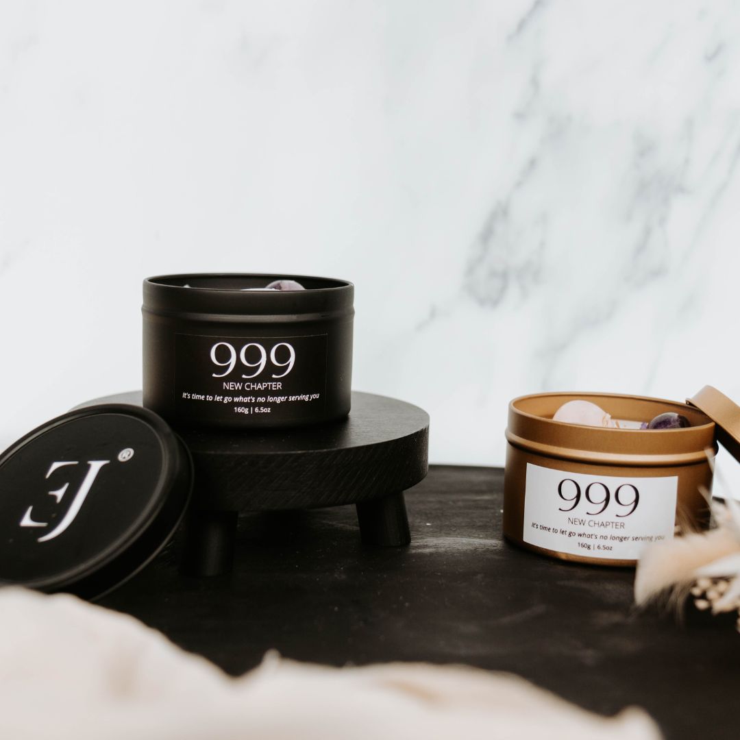 Gold manifest candle 999