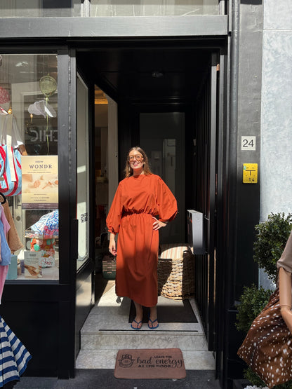 Bo – Rode stijlvolle jurk dames