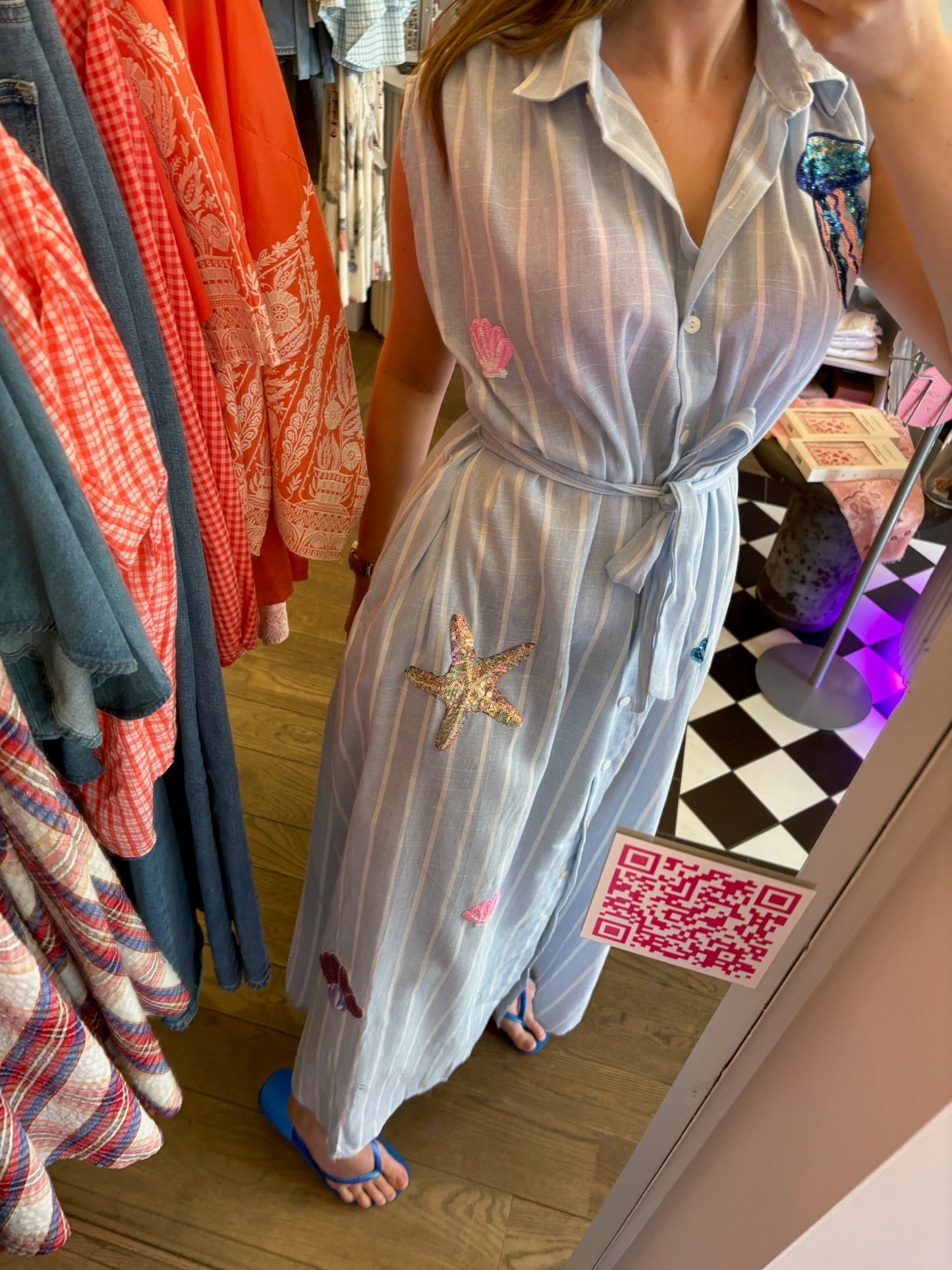 Kelly – Kleurrijke jurk met vrolijke print dames