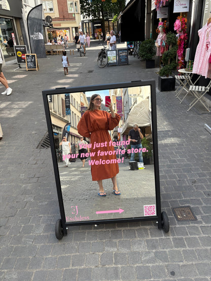 Bo – Rode stijlvolle jurk dames
