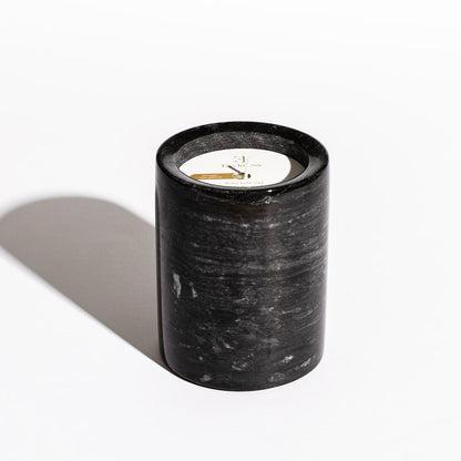 Black marble luxury scented candle