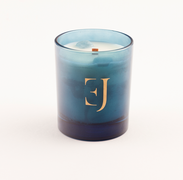 Athene luxury scented candle Aquamarine – Cedar & Amber Jasmine