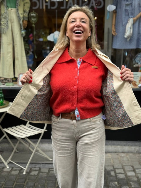Ivoire Chic Veste manchet