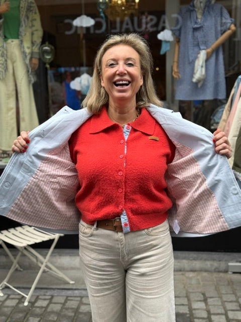 Ciel Azur Veste manchet