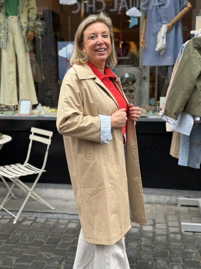 Rivoli Beige Manteau detail
