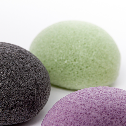 Black Bamboo Charcoal Konjac Sponge