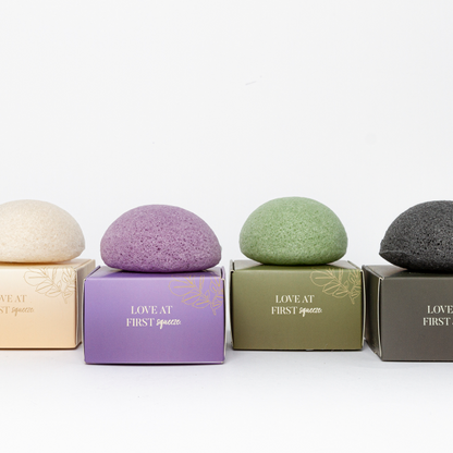 Black Bamboo Charcoal Konjac Sponge