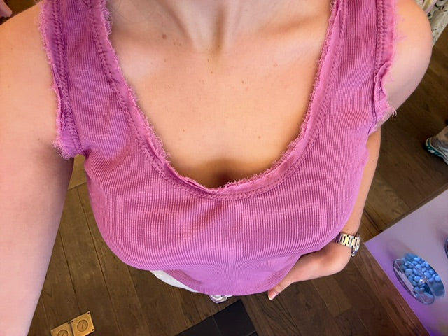 Dark Pink Muse Top